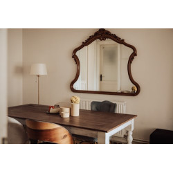 Framed Wall Mirror  Round